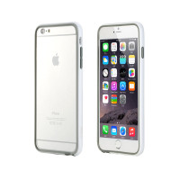 Бампер ROCK Duplex Slim Guard для Apple iPhone 6/6s plus (5.5")Белый / White