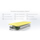 Портативное зарядное устройство Power Bank Rock Soda Series (10000mAh)Желтый / Yellow