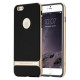 TPU+PC чехол Rock Royce Series для Apple iPhone 7 plus / 8 plus (5.5")Черный / Champagne gold