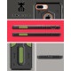 TPU+PC чехол Nillkin Defender 2 для Apple iPhone 7 plus / 8 plus (5.5")Зеленый