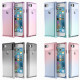 TPU+PC чехол Rock Crystal Series для Apple iPhone 7 / 8 (4.7")Фиолетовый / Transparent Purple