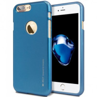 TPU чехол Mercury iJelly Metal series для Apple iPhone 7 plus / 8 plus (5.5")Синий