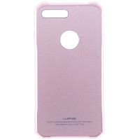 Металлический бампер Luphie Daimond Series с акриловой вставкой для iPhone 7 plus / 8 plus (5.5")Розовый / Rose Gold
