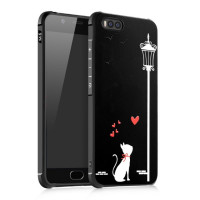Противоударный TPU чехол Sweet Art для Xiaomi Mi 6Влюбленная кошка