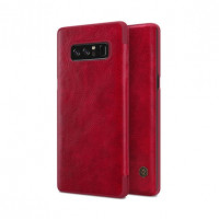 Кожаный чехол (книжка) Nillkin Qin Series для Samsung Galaxy Note 8Красный