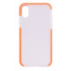 TPU+PC чехол Rock Guard Series для Apple iPhone X (5.8")Оранжевый / Transparent Orange