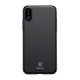 TPU чехол Baseus Thin Case (one color) для Apple iPhone X (5.8")Черный