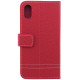 Кожаный чехол книжка YDT с функцией подставки для Apple iPhone X (5.8")Красный