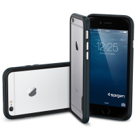 Бампер SGP Neo Hybrid EX Series для Apple iPhone 6/6s (4.7") (+пленка)Серый / Metal slate / SGP11023