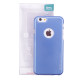 TPU чехол Mercury iJelly Metal series для Apple iPhone 6/6s (4.7")Синий