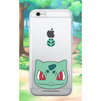 Прозрачный силиконовый чехол "Pokemon Go" для Apple iPhone 5/5S/SEBulbasaur / face