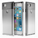 TPU+PC чехол Rock Crystal Series для Apple iPhone 7 / 8 (4.7")Черный / Transparent black