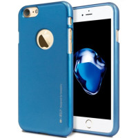 TPU чехол Mercury iJelly Metal series для Apple iPhone 7 / 8 (4.7") Синий