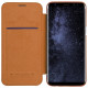 Кожаный чехол (книжка) Nillkin Qin Series для Samsung G950 Galaxy S8Коричневый