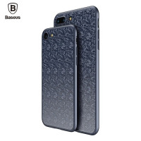 Пластиковая накладка Baseus Plaid Ultrathin для Apple iPhone 7 plus / 8 plus (5.5")Синий