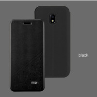 Кожаный чехол (книжка) MOFI Star Series для Samsung J330 Galaxy J3 (2017)Черный