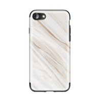 TPU чехол Rock Origin Series (Textured marble) для Apple iPhone 7 / 8 (4.7") Белый / White marble