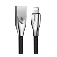 Кабель BASEUS Zinc Fabric Cloth Weaving USB to Lightning 2A (1m)Черный