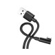 Дата кабель Kucipa K170 MVP угловой круглый USB to Type-C (3A) (120см)Черный