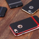 TPU+PC чехол Rock Royce Series для Apple iPhone 7 plus / 8 plus (5.5")Черный / Красный