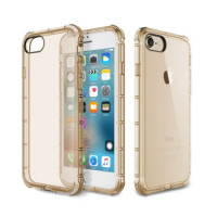 TPU чехол ROCK Fence series для Apple iPhone 7 plus / 8 plus (5.5")Золотой / Transparent Gold