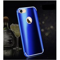 Металлический бампер с пластиковой вставкой Luxurious Neon для Apple iPhone 7 plus / 8 plus (5.5")Синий