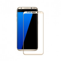 Защитное стекло 2.5D CP+ на весь экран (цветное) для Samsung G955 Galaxy S8 PlusЗолотой