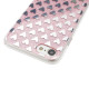 Cияющий TPU чехол с сердечками для Apple iPhone 7 plus / 8 plus (5.5")Розовый