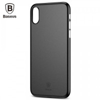 TPU чехол Baseus Wing Case для Apple iPhone X (5.8")Черный