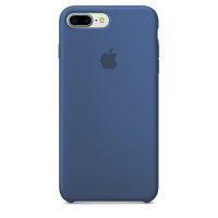 Оригинальный силиконовый чехол для Apple iPhone 7 plus / 8 plus (5.5")Синий / Blue
