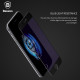 Защитное цветное стекло Baseus 0.23mm PET Soft 3D Tempered Glass для Apple iPhone 7 / 8 (4.7")Черный