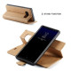 Чехол-книжка Whatif с визитницей (накладка под магнитный держатель) для Samsung G950 Galaxy S8Коричневый