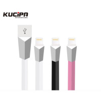 Дата кабель Kucipa K180 плоский USB to Lightning (2.5A) (20см)Белый