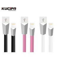 Дата кабель Kucipa K171 плоский USB to Lightning (2.5A) (120см)Черный