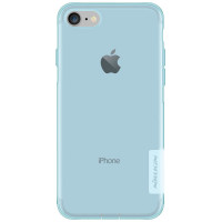 TPU чехол Nillkin Nature Series для Apple iPhone 7 / 8 (4.7") Голубой (прозрачный)
