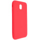 TPU чехол матовый SMTT для Samsung J530 Galaxy J5 (2017)Красный (soft touch)