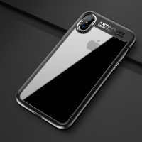 TPU чехол Rock Clarity Series для Apple iPhone X (5.8")Черный / Black