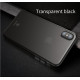 TPU чехол Baseus Wing Case для Apple iPhone X (5.8")Черный / Transparent black