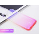 Пластиковая накладка Baseus Glaze Ultrathin для Apple iPhone X (5.8")Розовый / Transparent pink