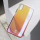 Пластиковая накладка Baseus Glaze Ultrathin для Apple iPhone X (5.8")Розовый / Transparent pink