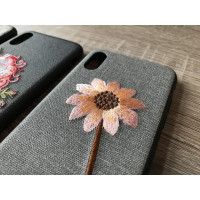 TPU чехол с вышивкой для Apple iPhone X (5.8")Цветок