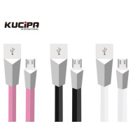 Дата кабель Kucipa K171 плоский USB to MicroUSB (2.5A) (120см)Черный