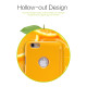 Кожаный чехол (книжка) Nillkin Fresh Series для Apple iPhone 6/6s plus (5.5")Желтый