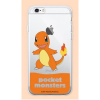 Прозрачный силиконовый чехол "Pokemon Go" для Apple iPhone 6/6s (4.7")Charmander/Fiery tail