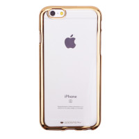 TPU чехол Mercury Ring 2 для Apple iPhone 6/6s (4.7")Золотой