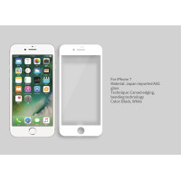 Защитное стекло Nillkin Anti-Explosion Glass Screen (CP+ max 3D) для Apple iPhone 7 / 8 (4.7")Белый
