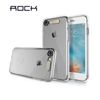 Светящийся TPU чехол ROCK Tube Series для Apple iPhone 7 / 8 (4.7")Бесцветный / Transparent