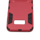 Ударопрочный чехол-подставка Transformer для Samsung G955 Galaxy S8 Plus с мощной защитой корпусаКрасный / Dante Red