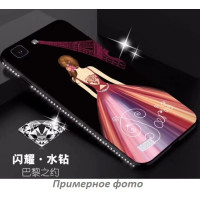 TPU чехол Magic Girl со стразами для Xiaomi Mi 5X / Mi A1Черный / Париж