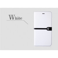 Кожаный чехол (книжка) Nillkin Ice Series для Apple iPhone 6/6s plus (5.5") (+ пленка)Белый